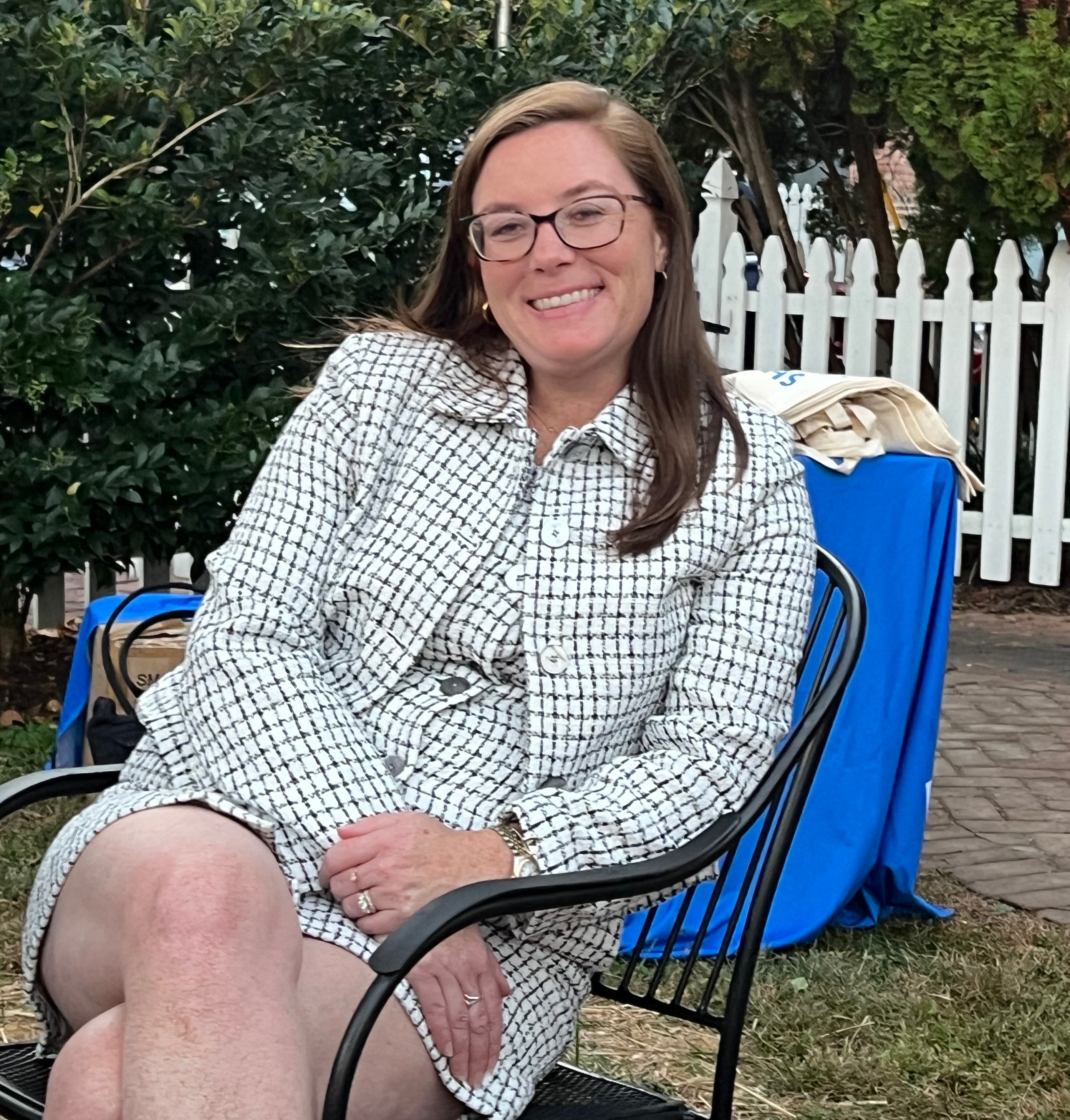 Volunteer attorney Bridget Campbell at a Shore Legal Access event