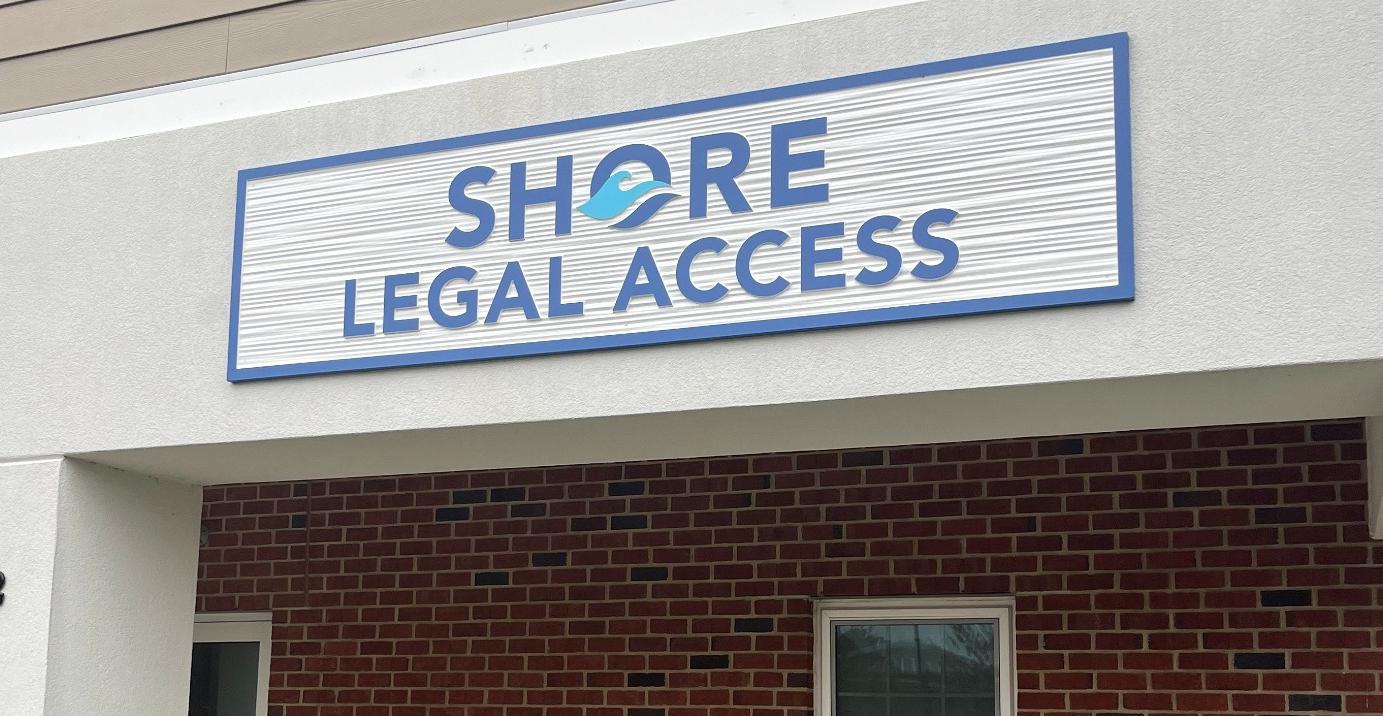 Shore Legal Access Easton office sign