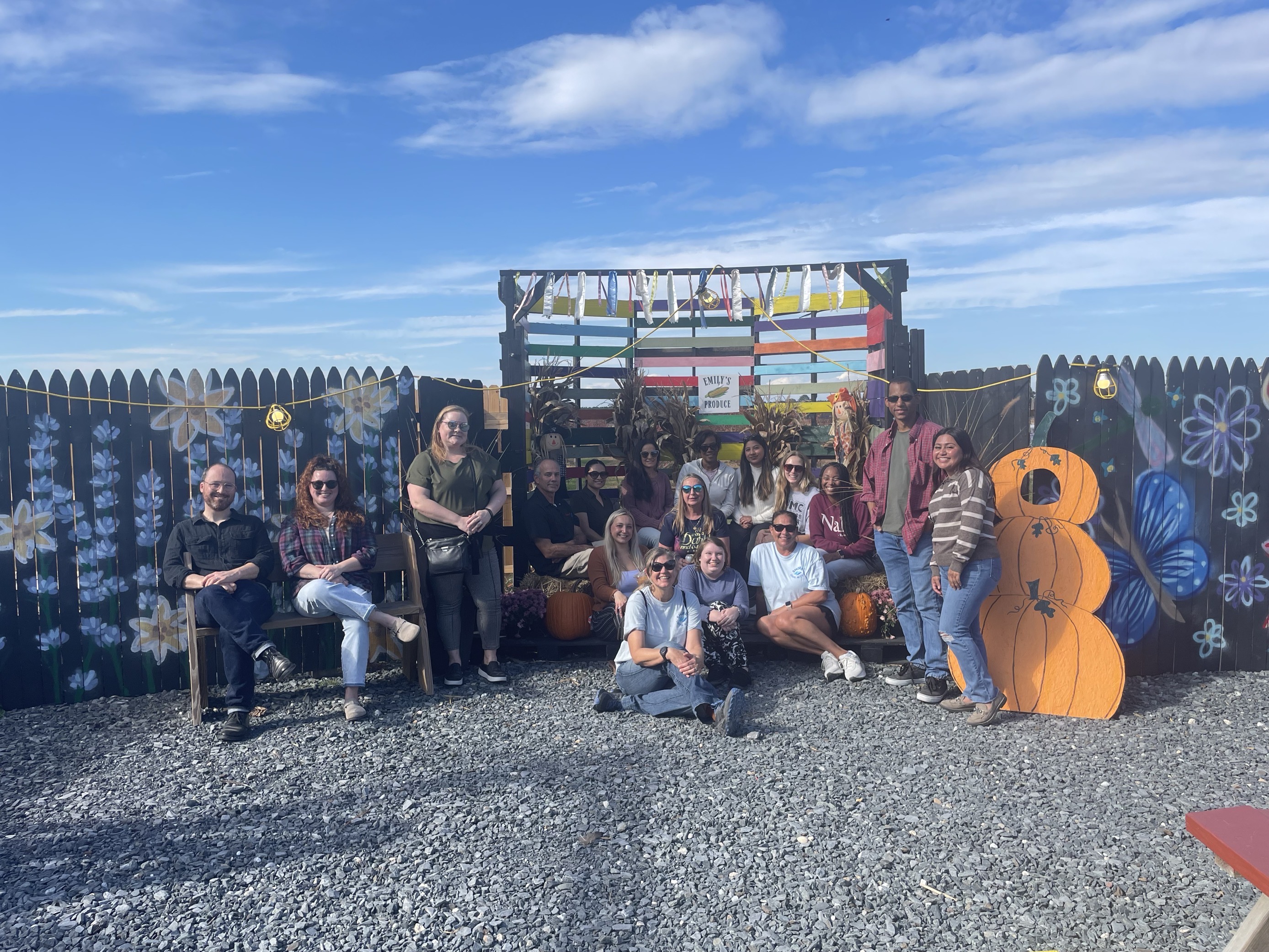 Shore Legal Access staff gathered together at a team event